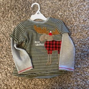 Mud Pie Boys 2t Christmas sHirt